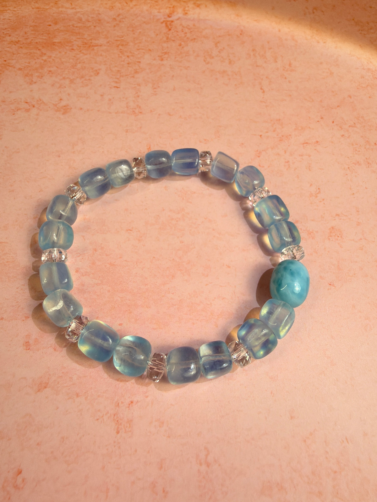 Natural Larimar Bracelet