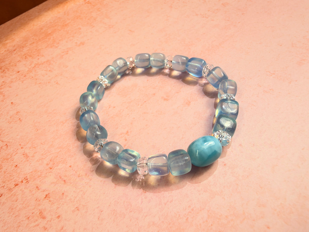 Natural Larimar Bracelet