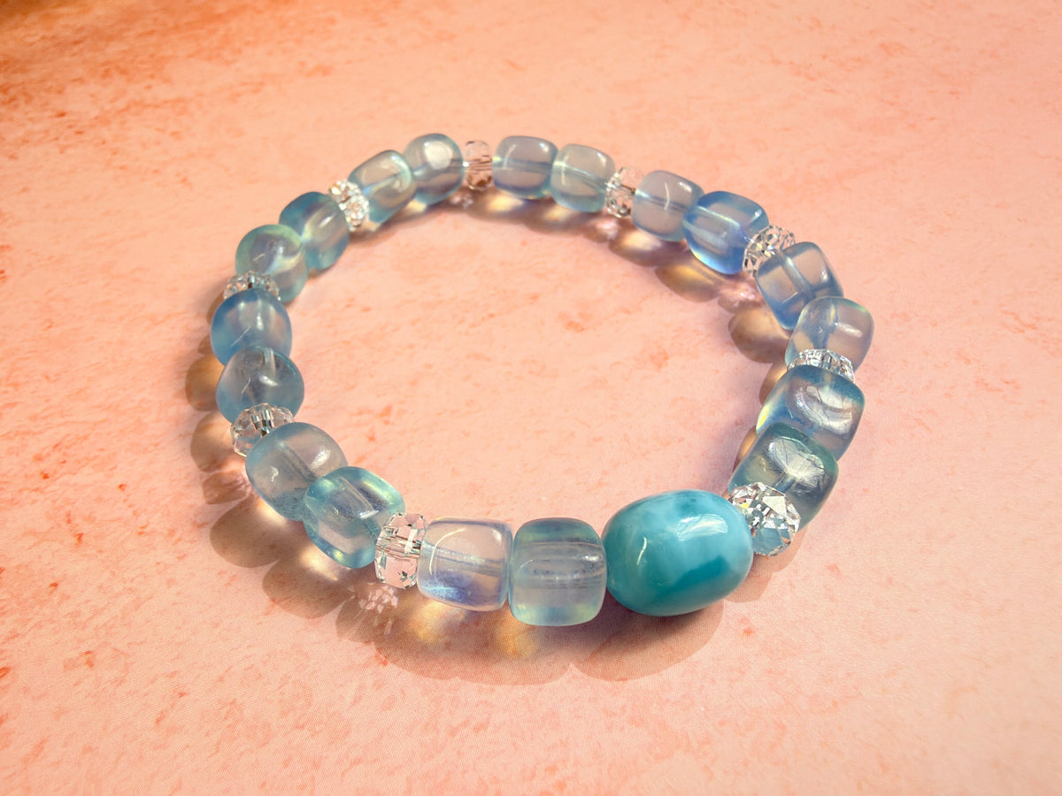 Natural Larimar Bracelet