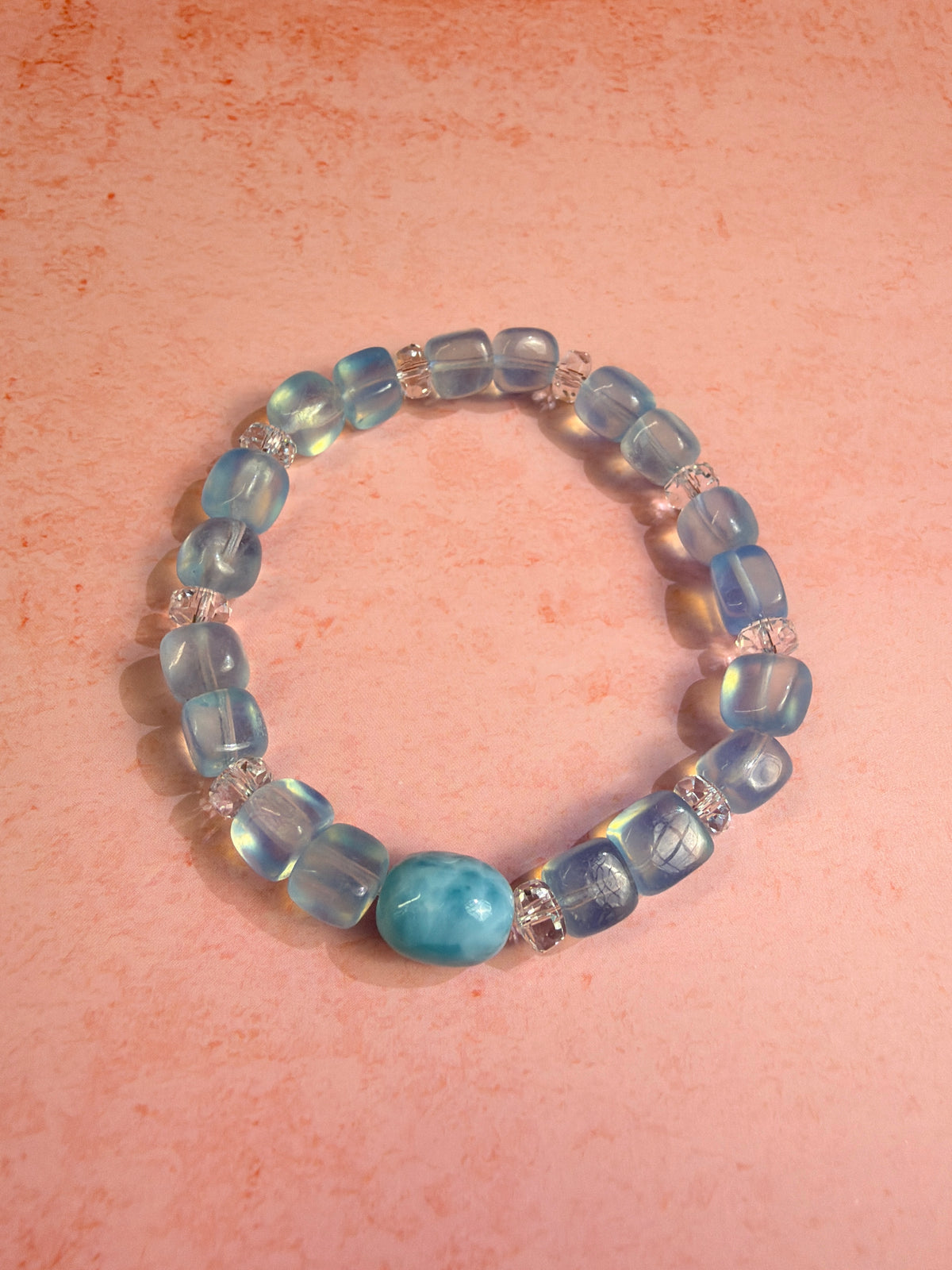 Natural Larimar Bracelet
