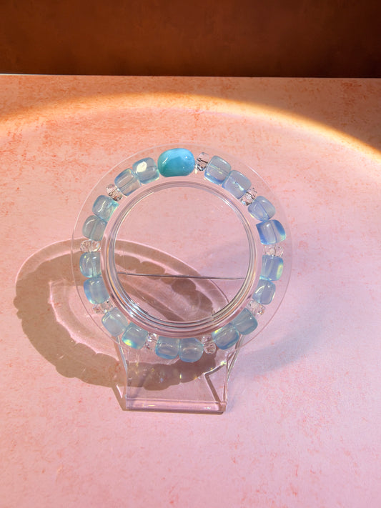 Natural Larimar Bracelet