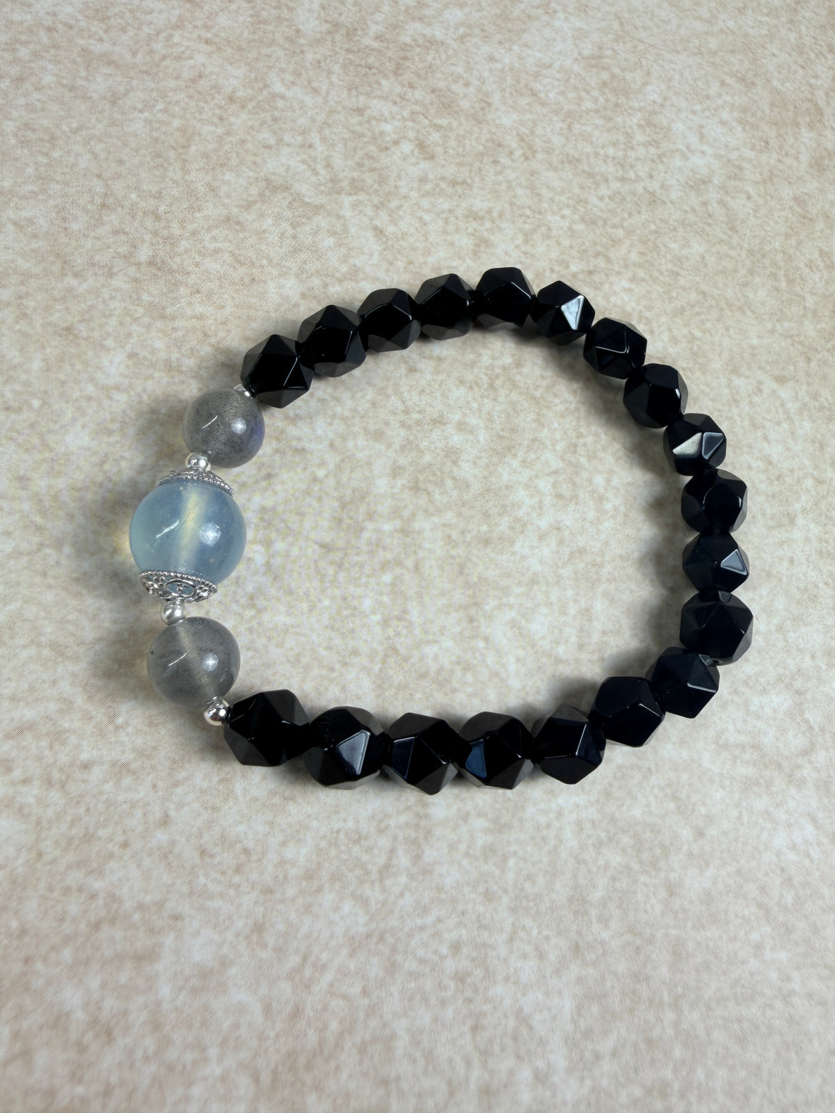 Natural Aquamarine Crystal Bracelet