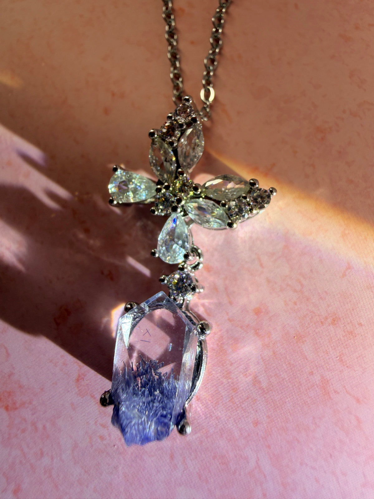 Natural Blue-Line Necklace