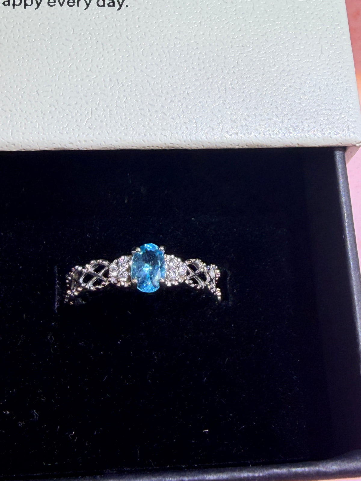 Blue Topaz Ring