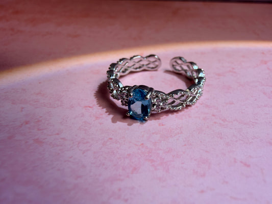 Blue Topaz Ring