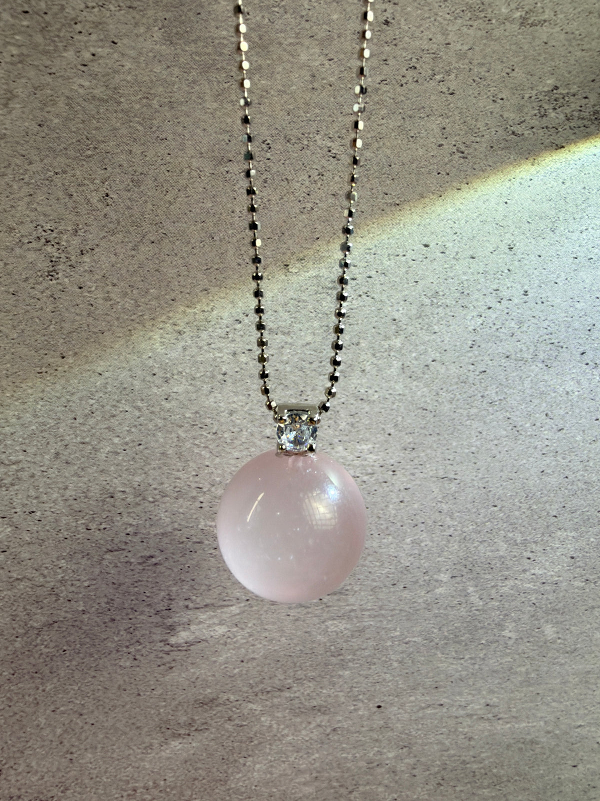 pink Crystal necklace