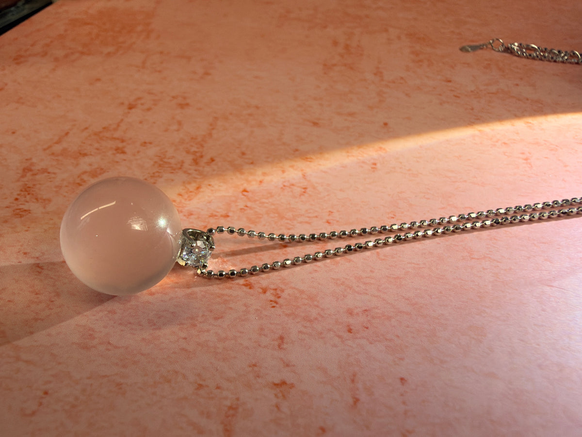 pink Crystal necklace