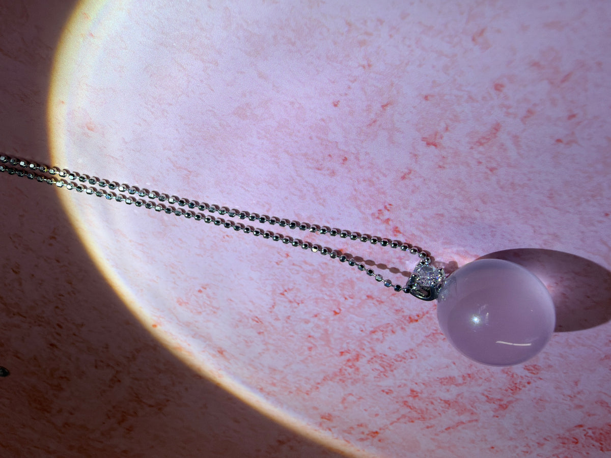 pink Crystal necklace