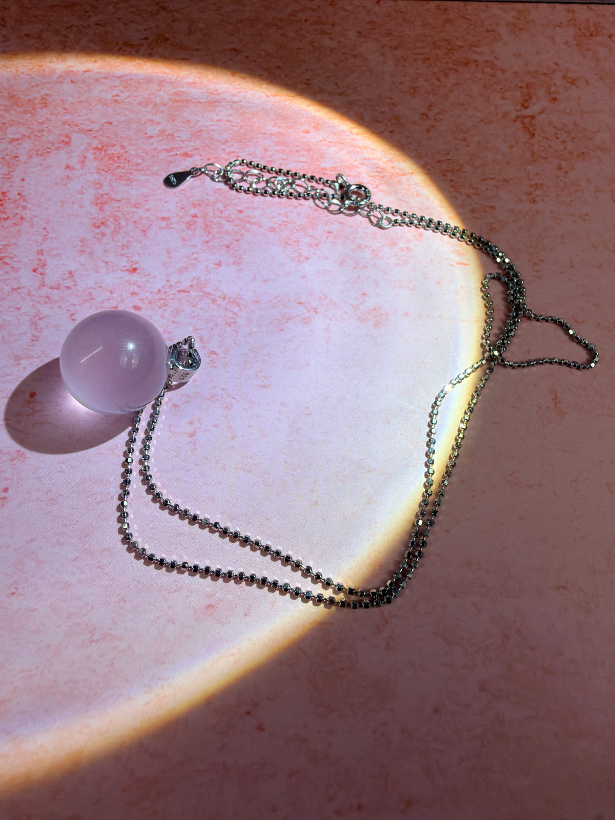 pink Crystal necklace