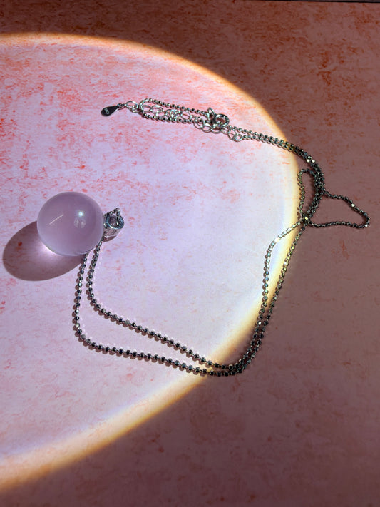pink Crystal necklace