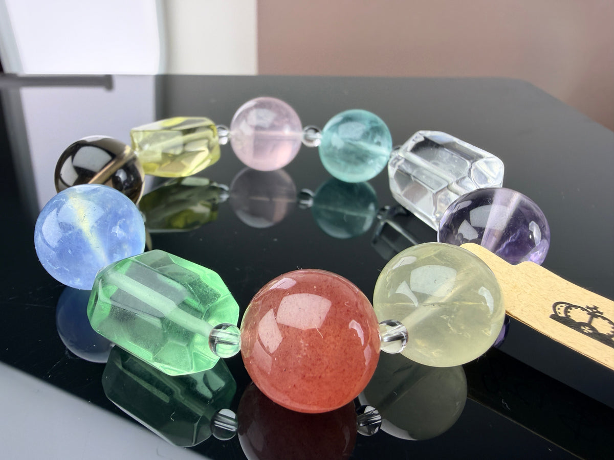 Natural Multi-Gemstone Bracelet